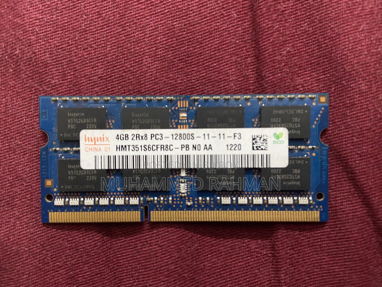 Hynix 4gb Ddr3 1600mhz Laptop Ram