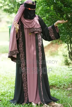 Abaya Borka - Vest + Sleeveless Inner + Hijab