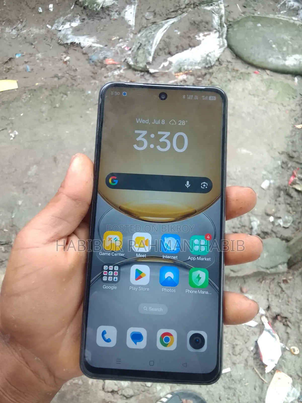 Realme C75 128 GB Gray