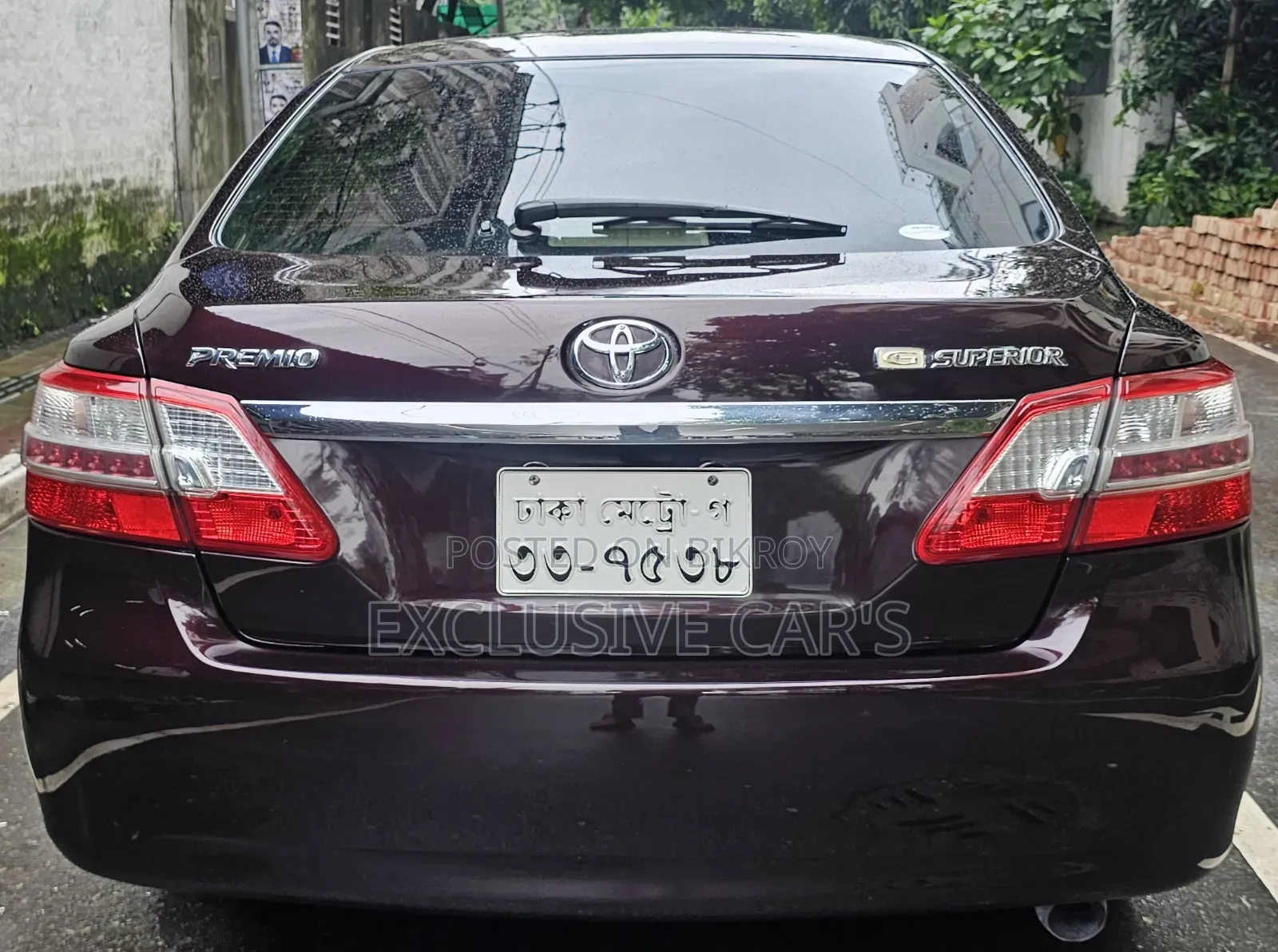Toyota Premio 2010 Maroon