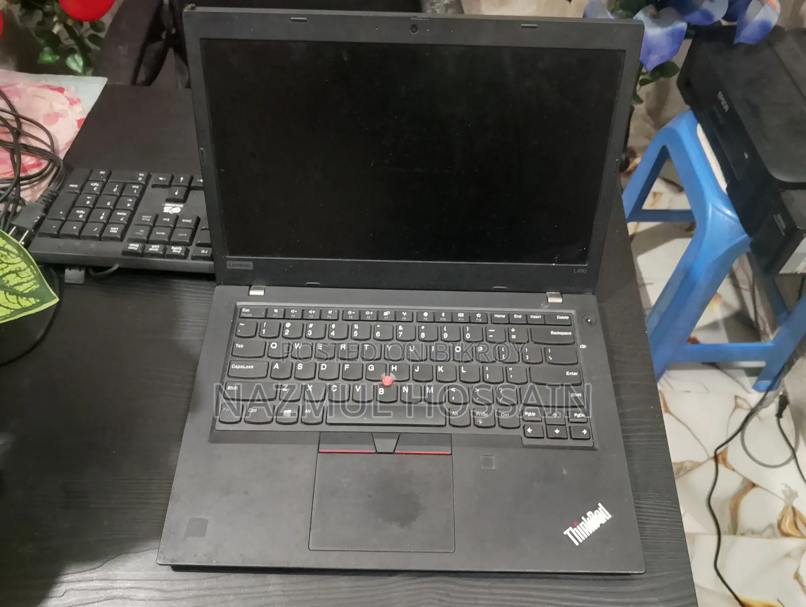 ল্যাপটপ Lenovo ThinkPad L490 ৮জিবি ইন্টেল কোর আই৫ এসএসএইচডি (হাইব্রিড) ২৫৬জিবি