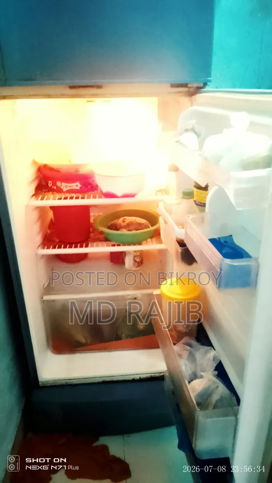 My fridge is absolutely fresh, no mechanical work has been done