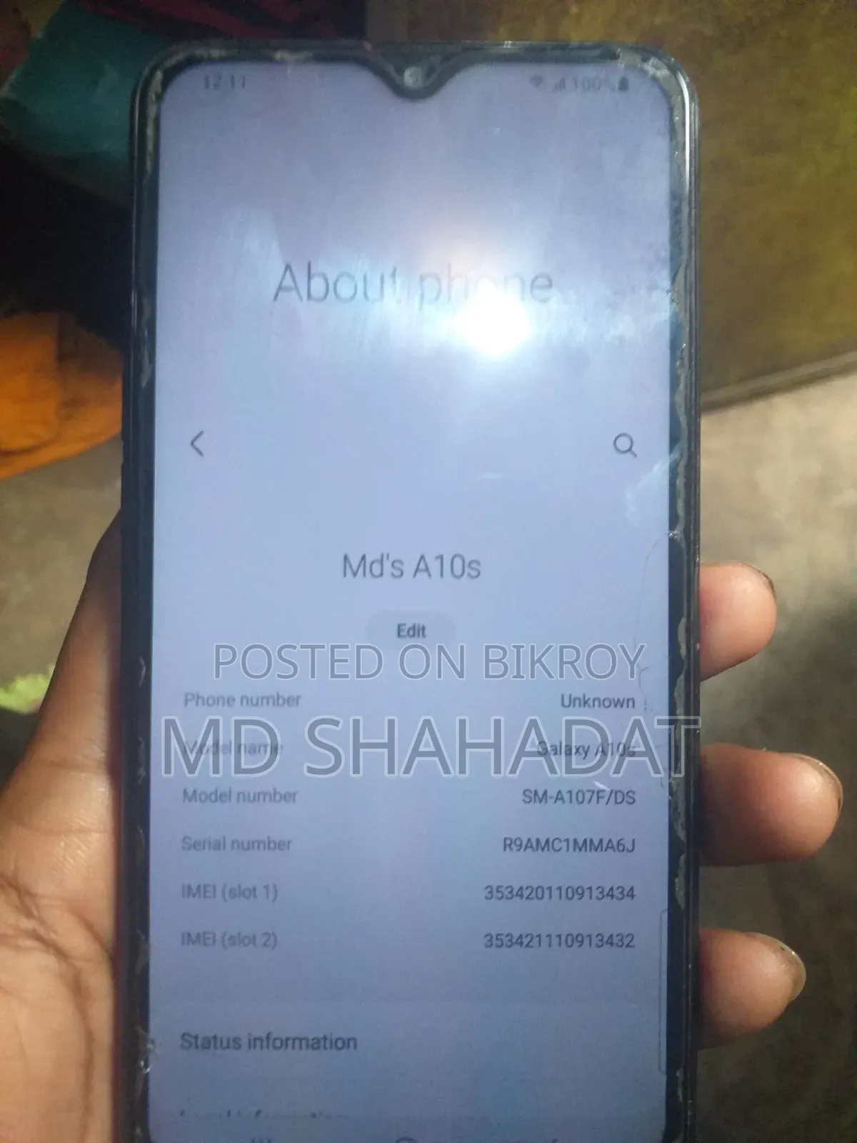 Samsung Galaxy A10s 32 GB Black