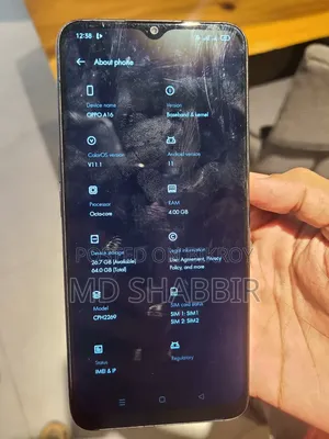 Oppo A16 64 GB Black
