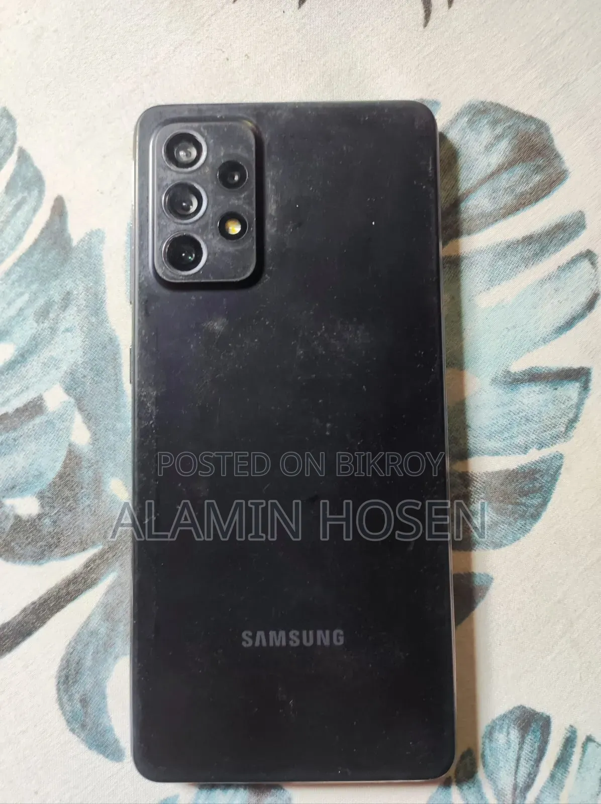 স্যামসাং গ্যালাক্সি এ৭২ ১২৮ জিবি ব্ল্যাক