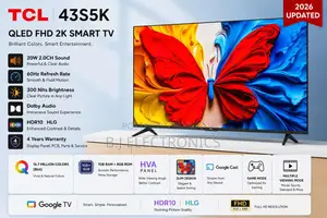 TCL 43s5k ৪৩ ইঞ্চি ফুল এইচডি কিউএলইডি গুগল টিভি