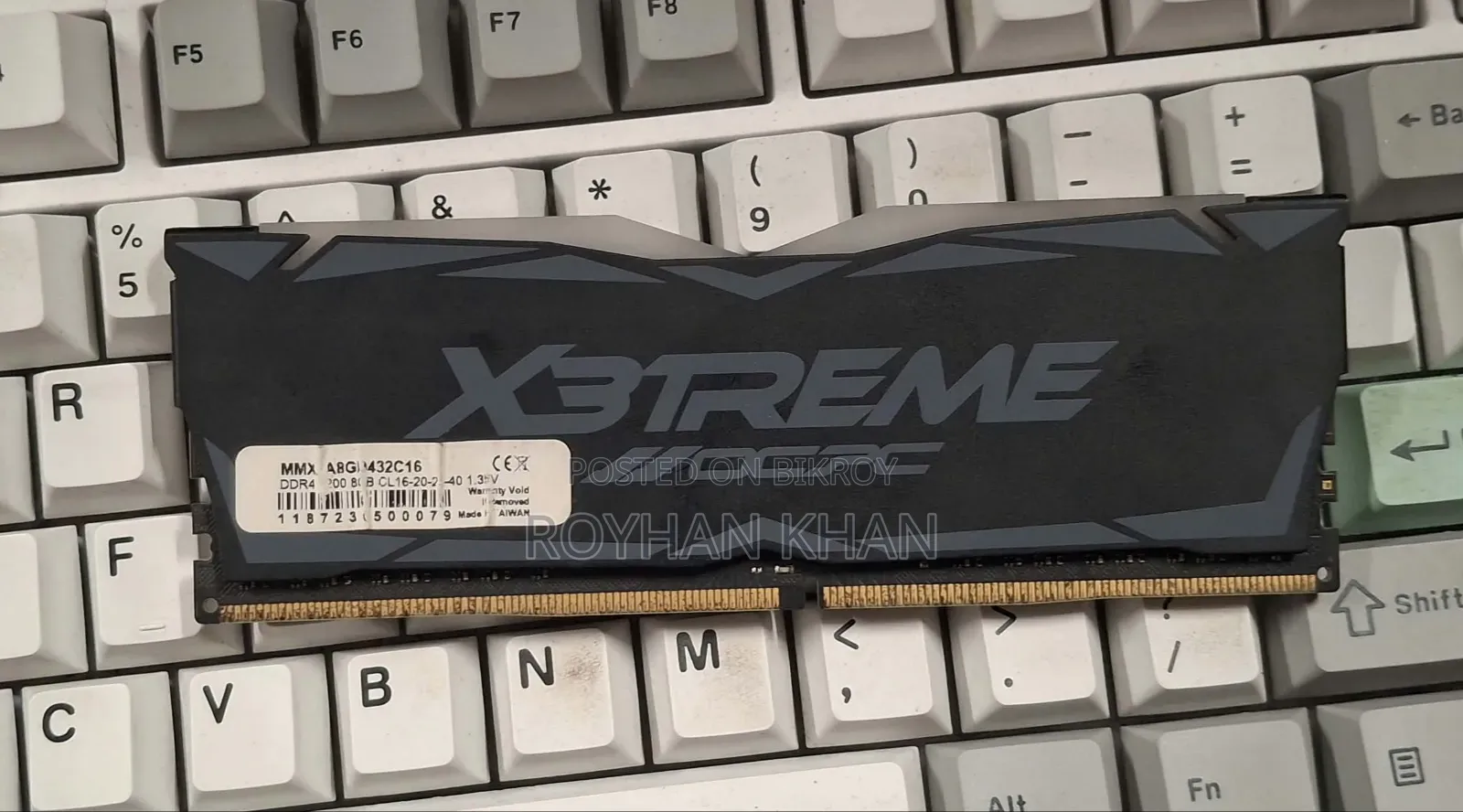 Ocpc X3treme 8gb Ddr4 3200mhz Gaming Ram (Cl16)