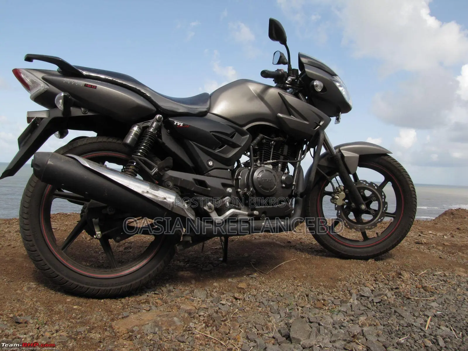 TVS Apache RTR 160 2V 2015 Gray