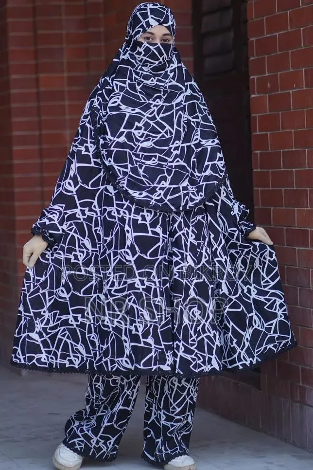 Short Khimar Set - Sku: 22089