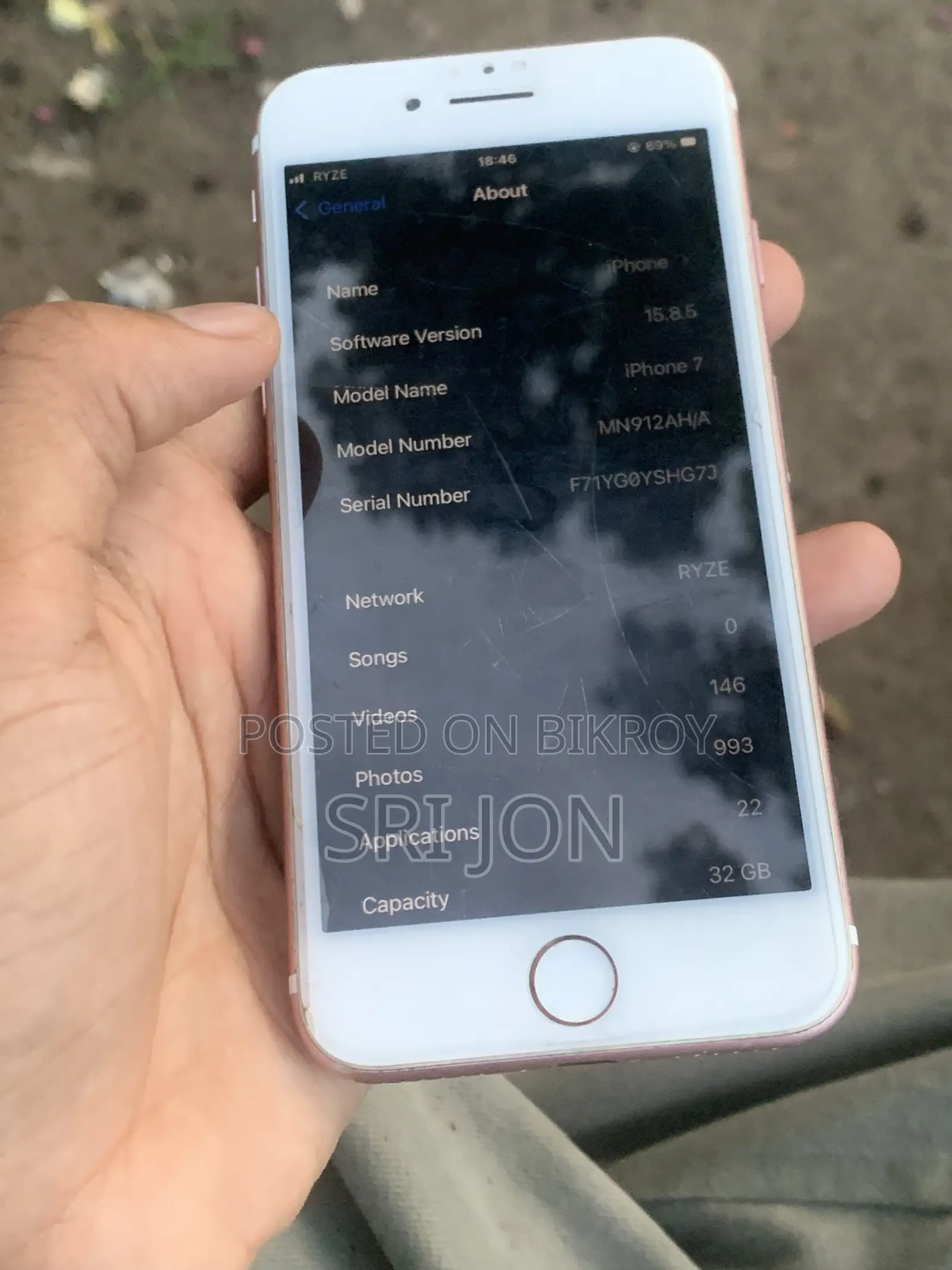 Apple iPhone 7 32 GB Rose Gold