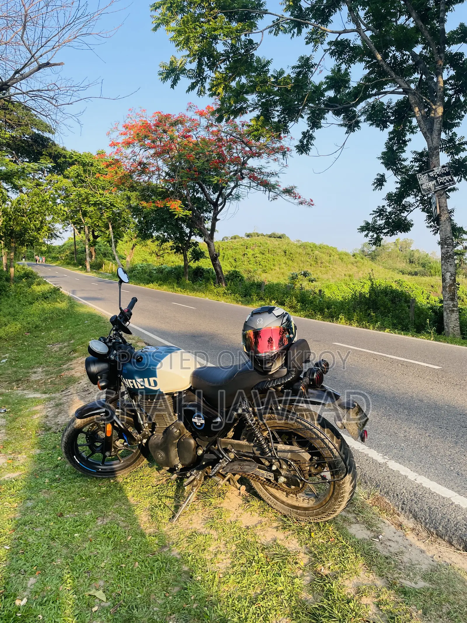 Royal Enfield Hunter 350 2025 Blue
