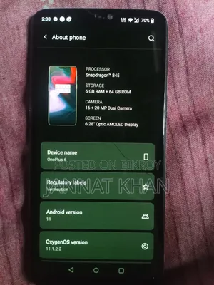 OnePlus 6 64 GB Black