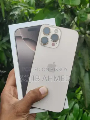 অ্যাপল আইফোন ১৬ প্রো ম্যাক্স ২৫৬ জিবি রোজ গোল্ড