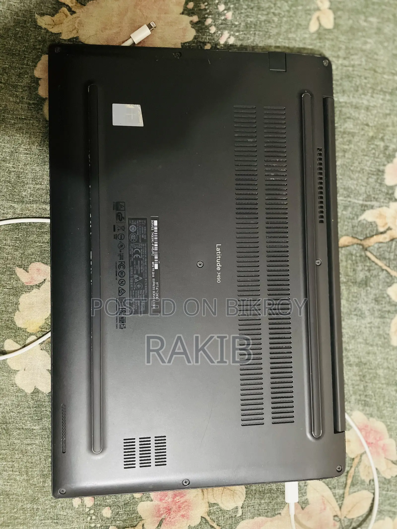 ল্যাপটপ ডেল ল্যাটিটিউড ৭৪৯০ ৮জিবি ইন্টেল কোর আই৫ এসএসডি ২৫৬জিবি