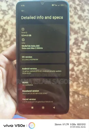 Xiaomi Redmi 13C 256 GB Gray