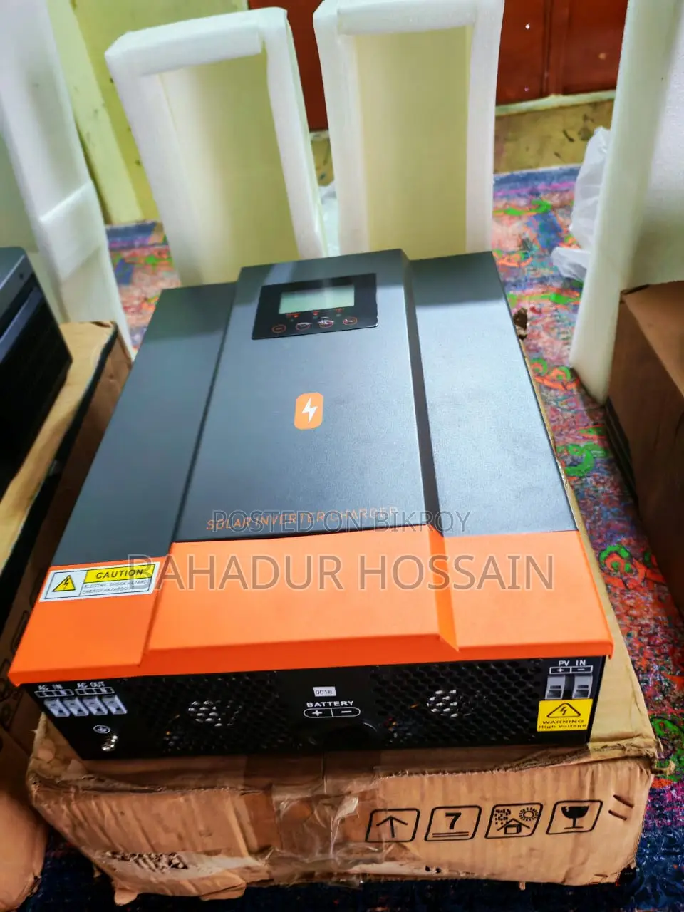 Powmr Pow-Hvm6.2m-48v-N 6.2kw হাইব্রিড সোলার ইনভার্টার চার্জার (48v)