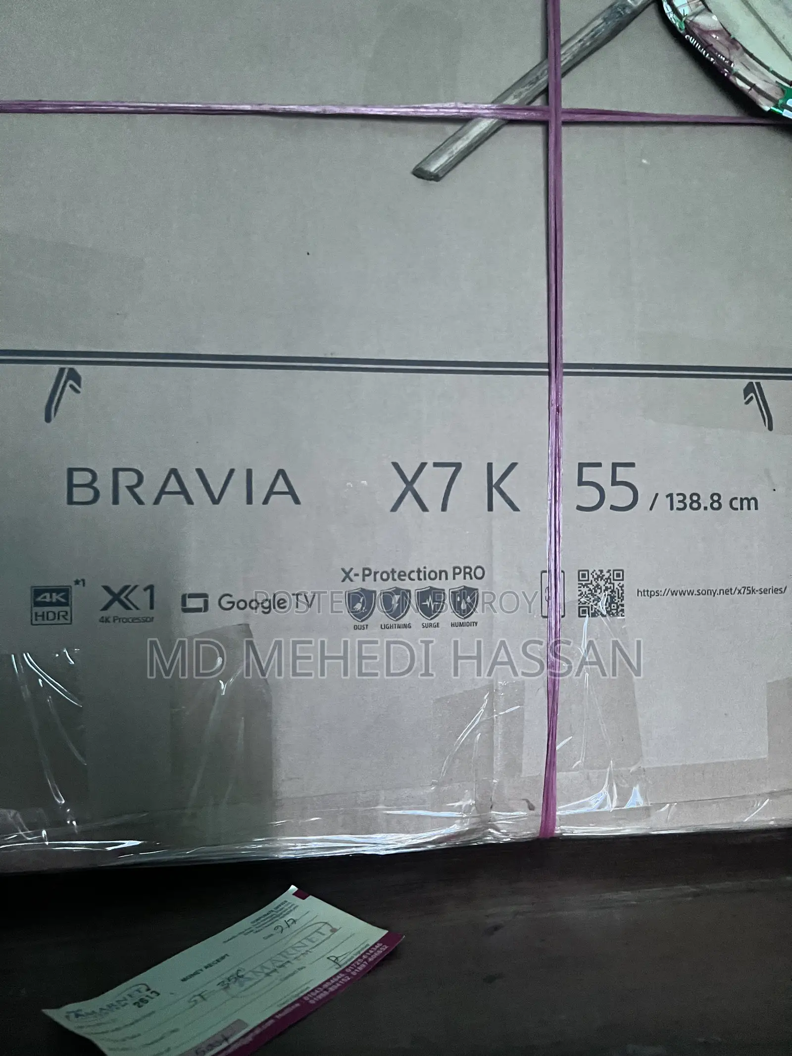 Sony Bravia X75K 55” Google TV (Excellent Condition)