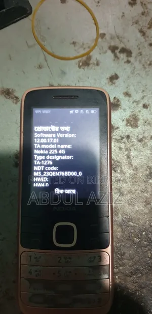 নোকিয়া ২২৫ ৪জি রোজ গোল্ড