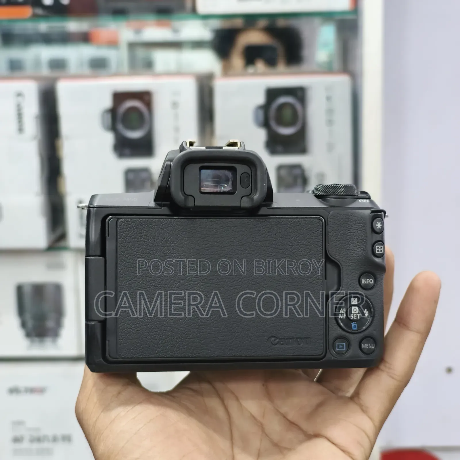 Canon M50 With 50mm STM With Converter