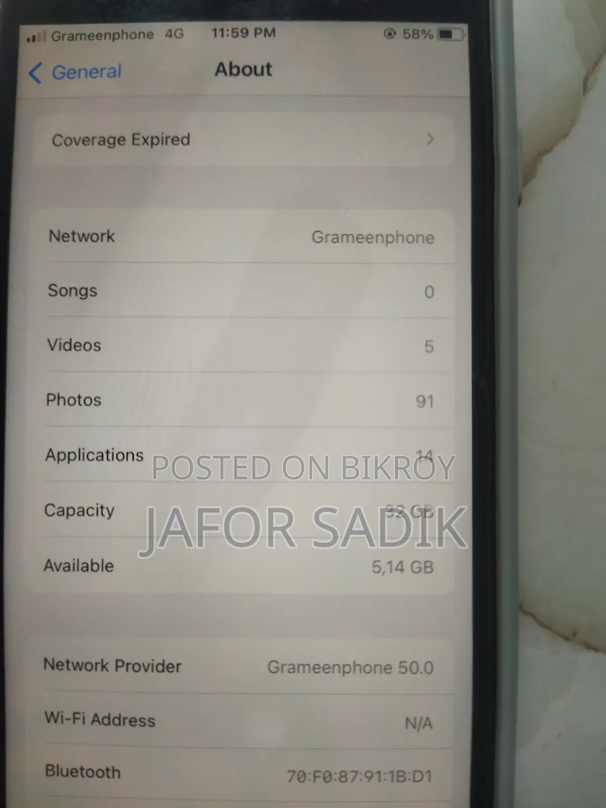 Apple iPhone 7 32 GB Black