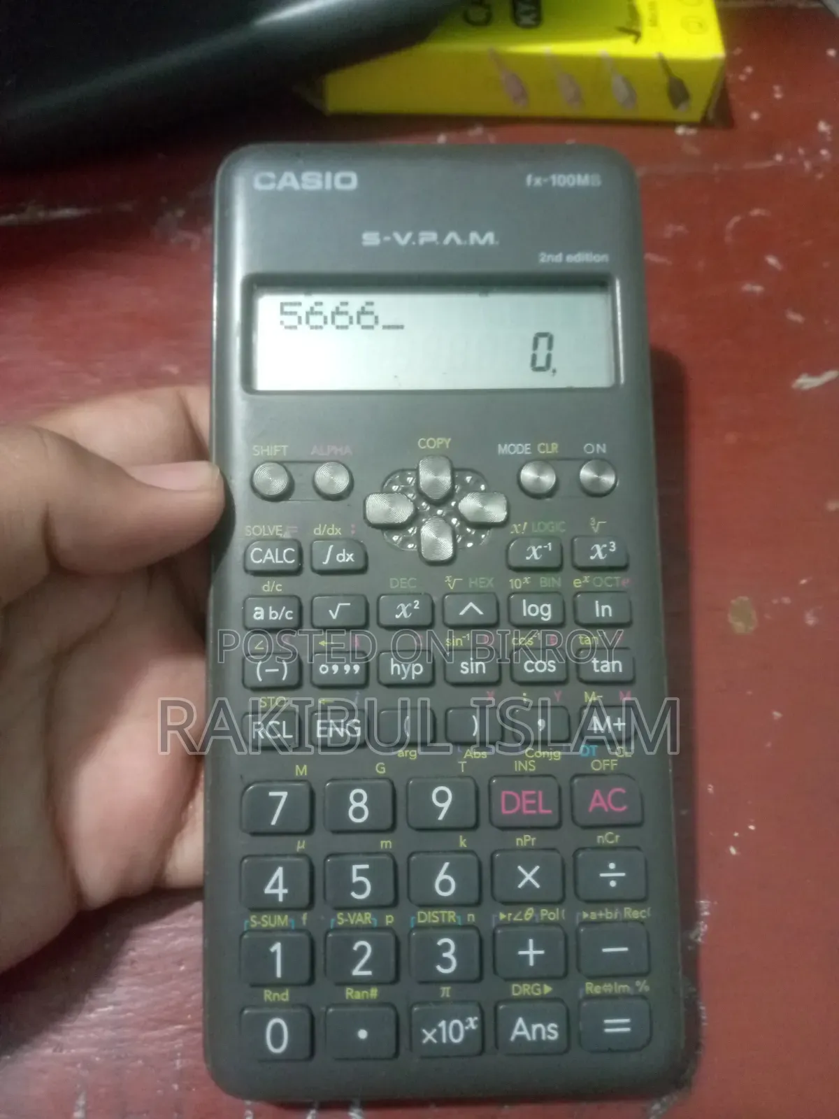 ক্যাসিও এফএক্স-১০০এমএস ক্যালকুলেটর