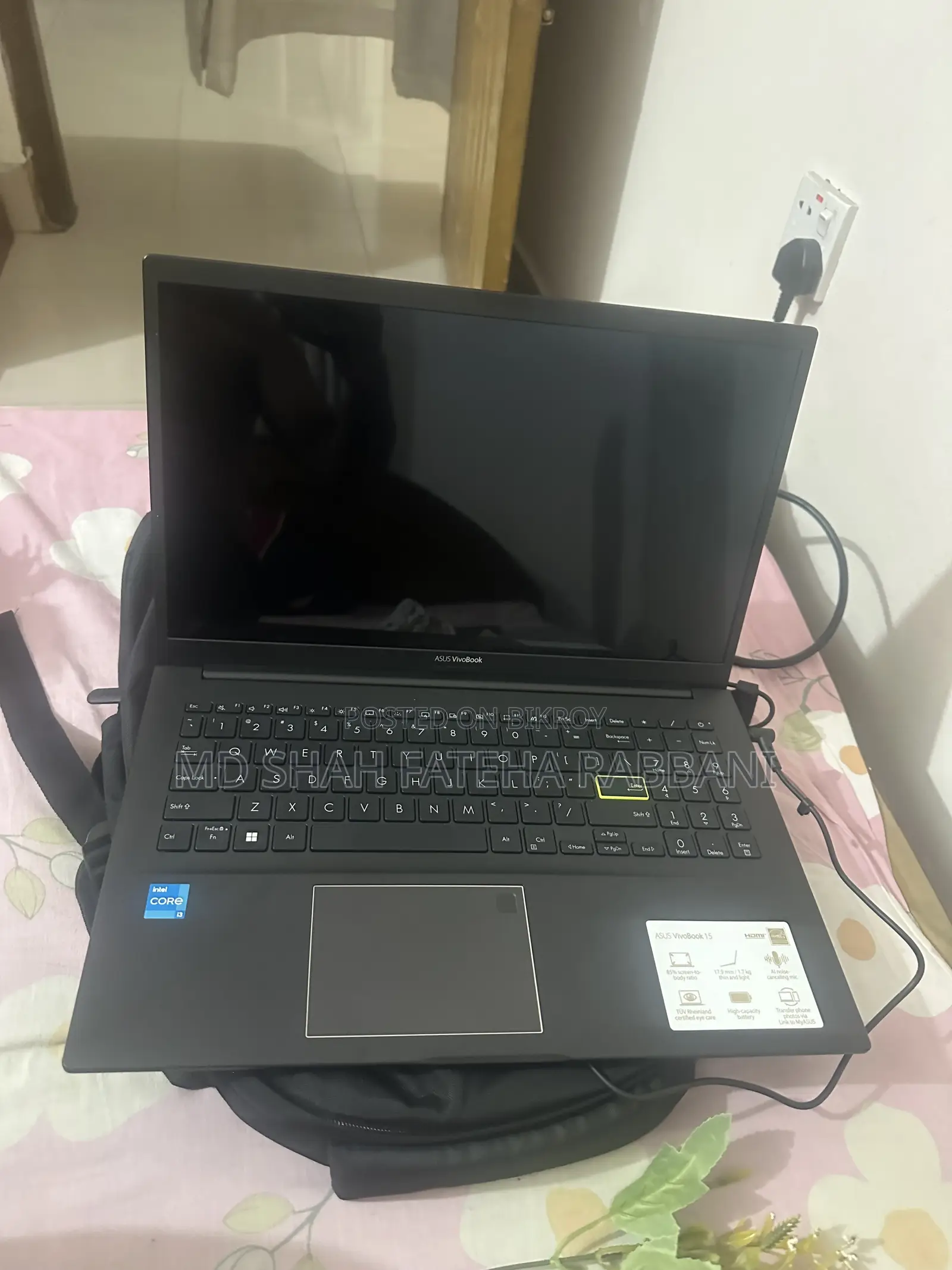 Laptop Asus Vivobook 15 OLED 4GB Intel Core I3 SSD 512GB