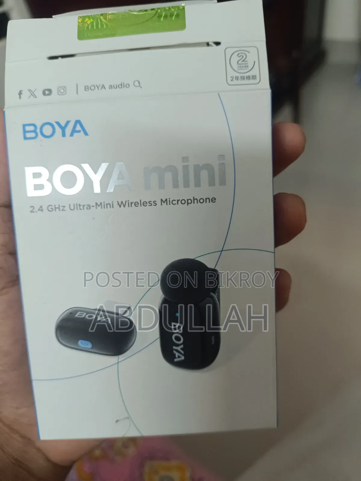 Boya Mini Bluetooth Microphone