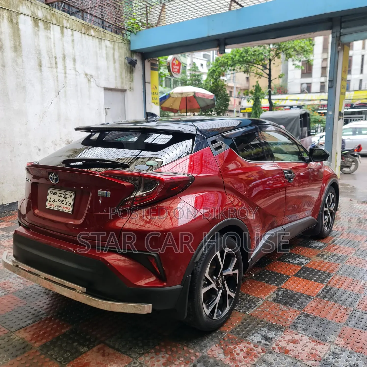 টয়োটা সি-এইচআর ২০১৯ লাল