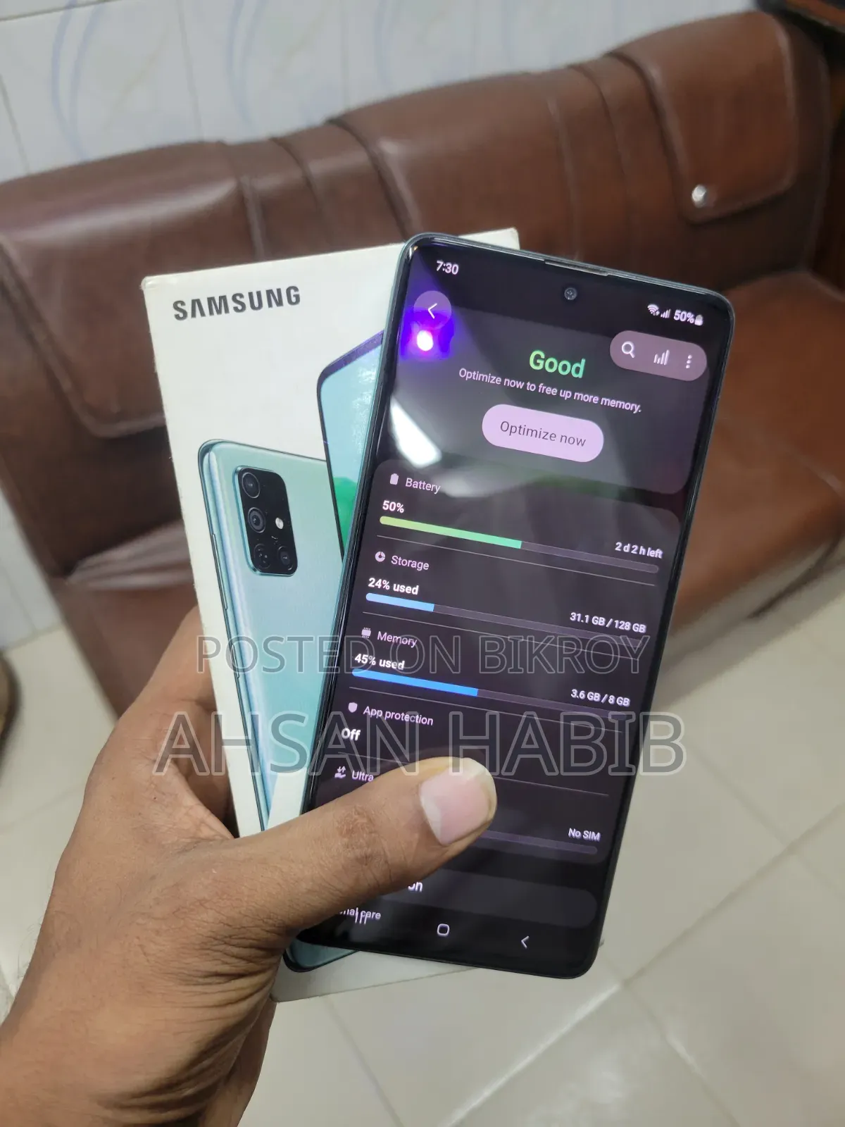 Samsung Galaxy A71 128 GB Green