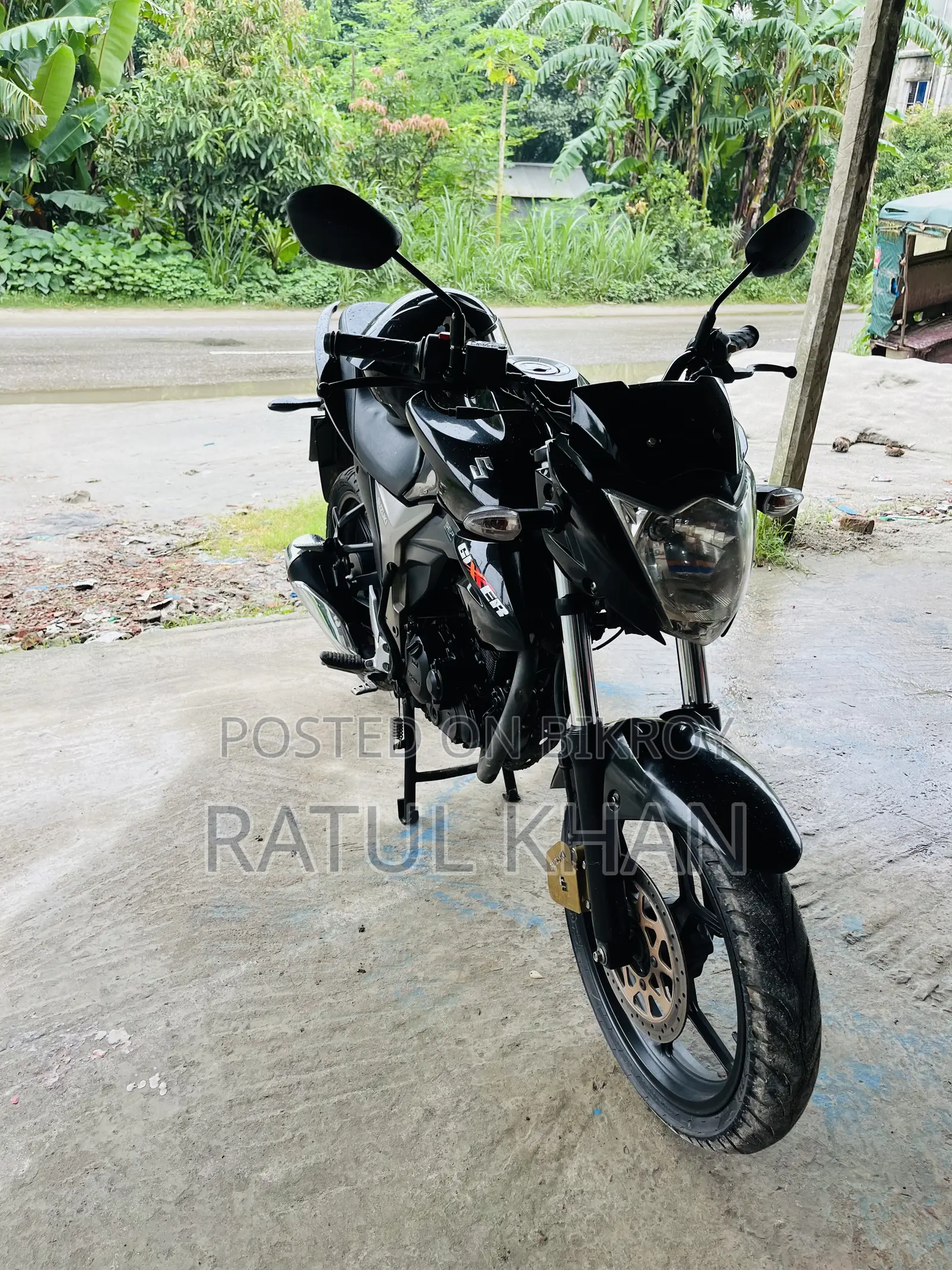নতুন সুজুকি জিক্সার মনোটোন ২০২২ কালো