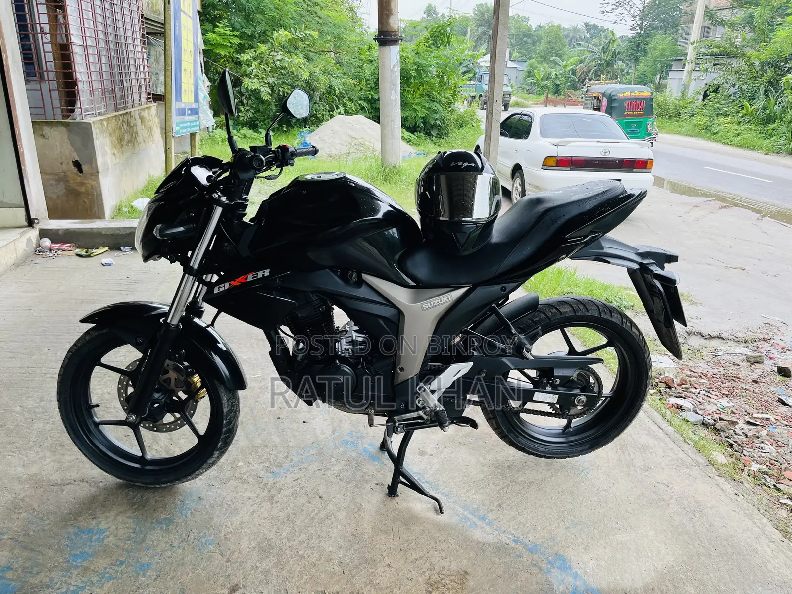 নতুন সুজুকি জিক্সার মনোটোন ২০২২ কালো