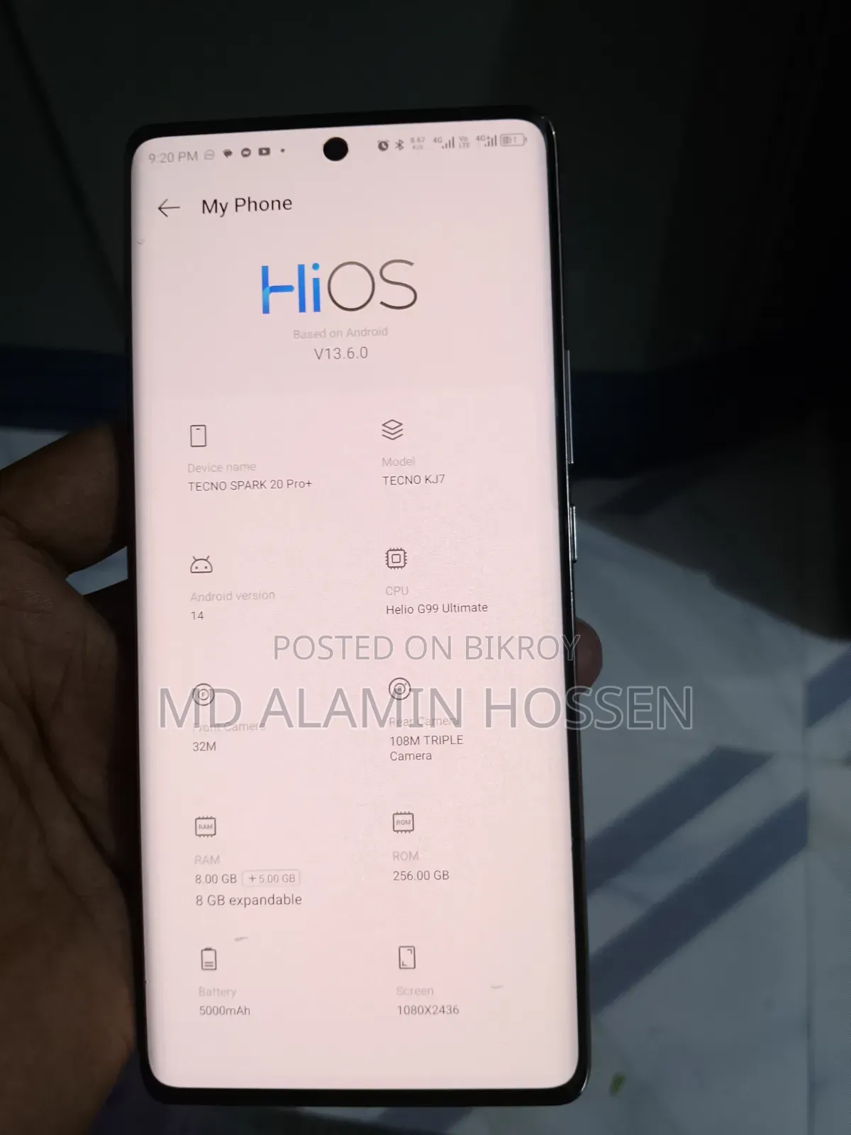 Tecno Spark 20 Pro Plus 256 GB Green