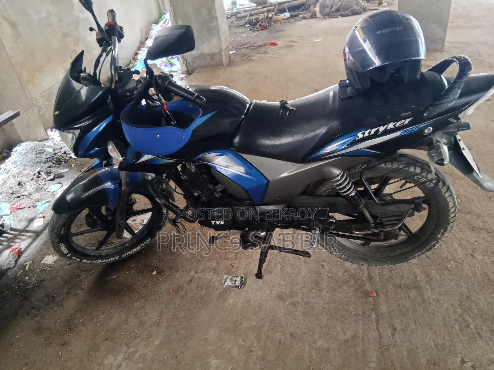 TVS Stryker 125 2018 Blue
