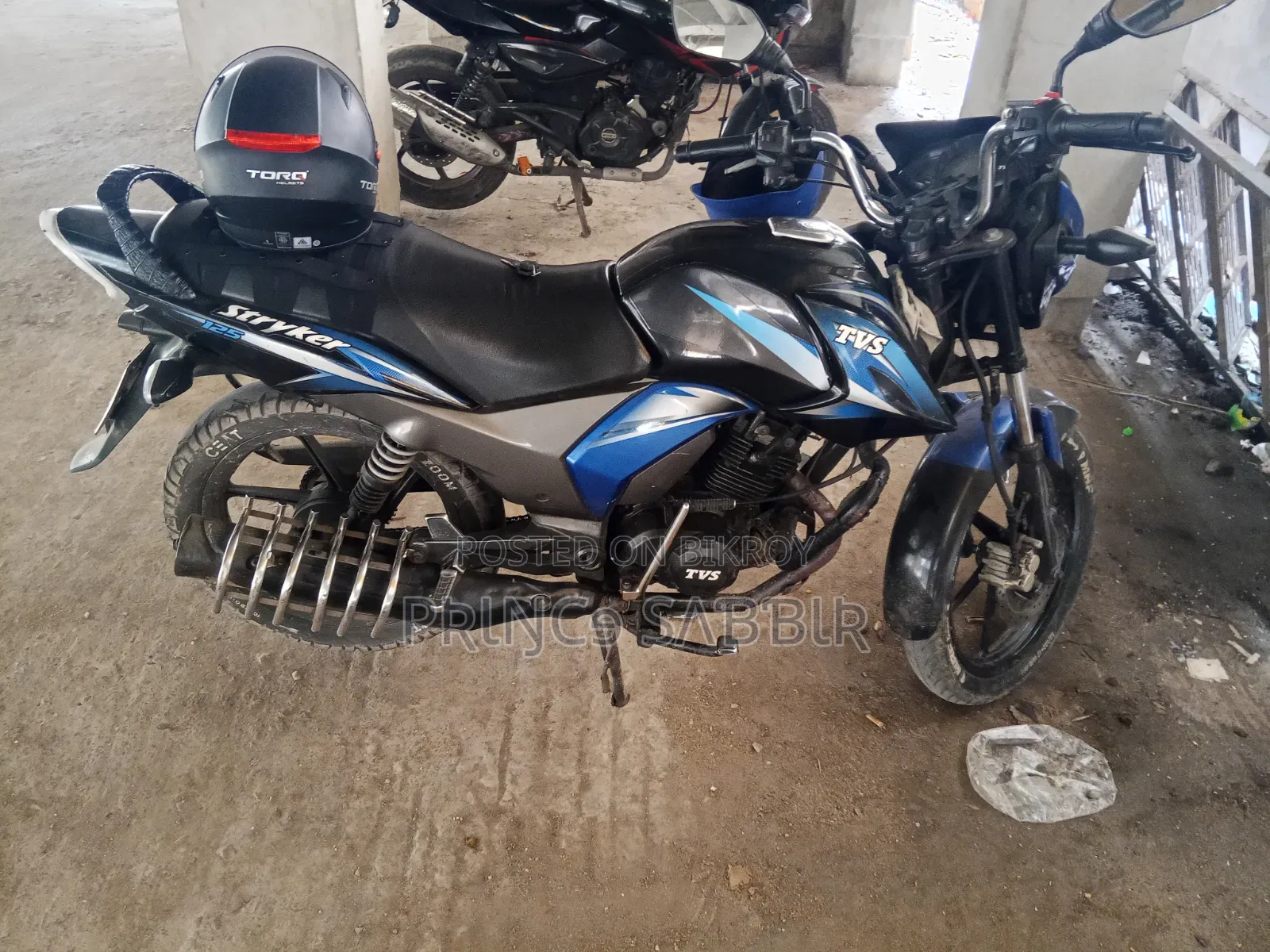 TVS Stryker 125 2018 Blue