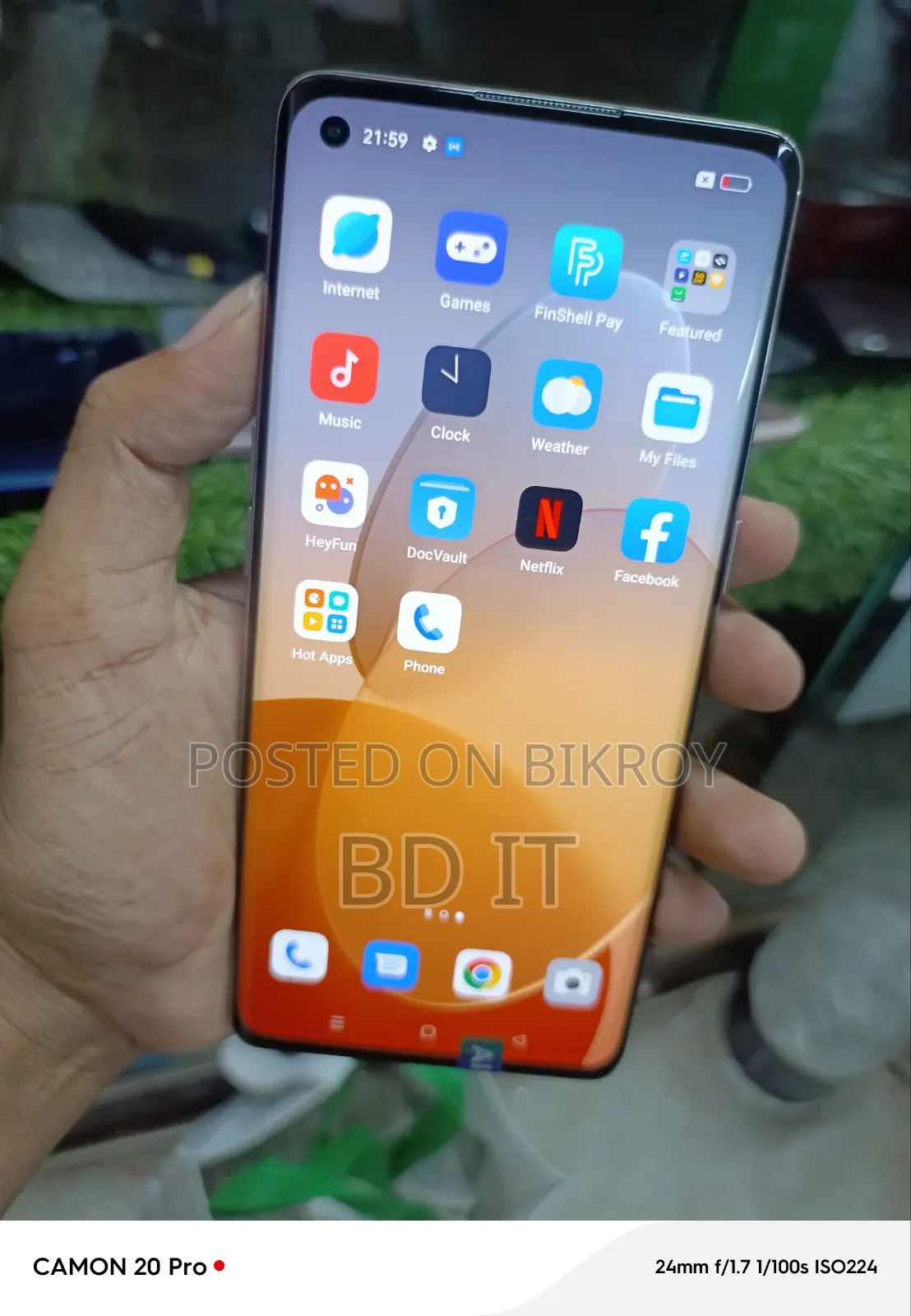 ওপ্পো রেনো৫ প্রো ৫জি ২৫৬ জিবি