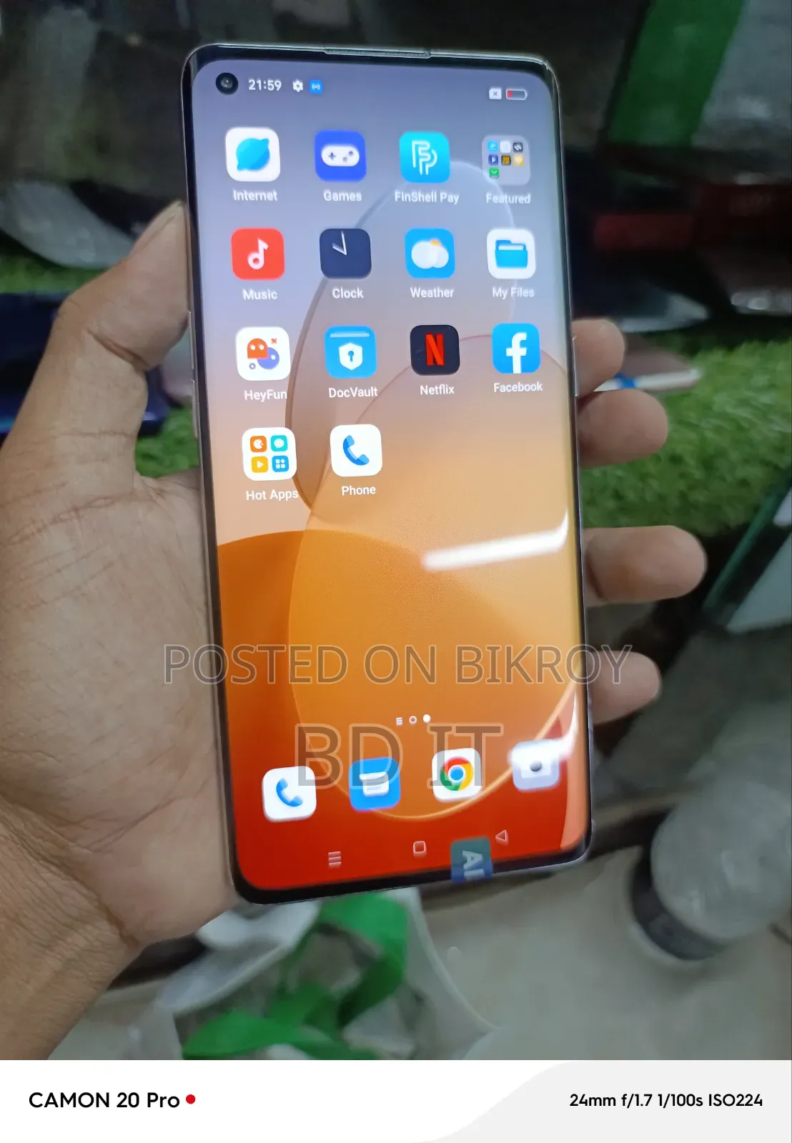 ওপ্পো রেনো৫ প্রো ৫জি ২৫৬ জিবি