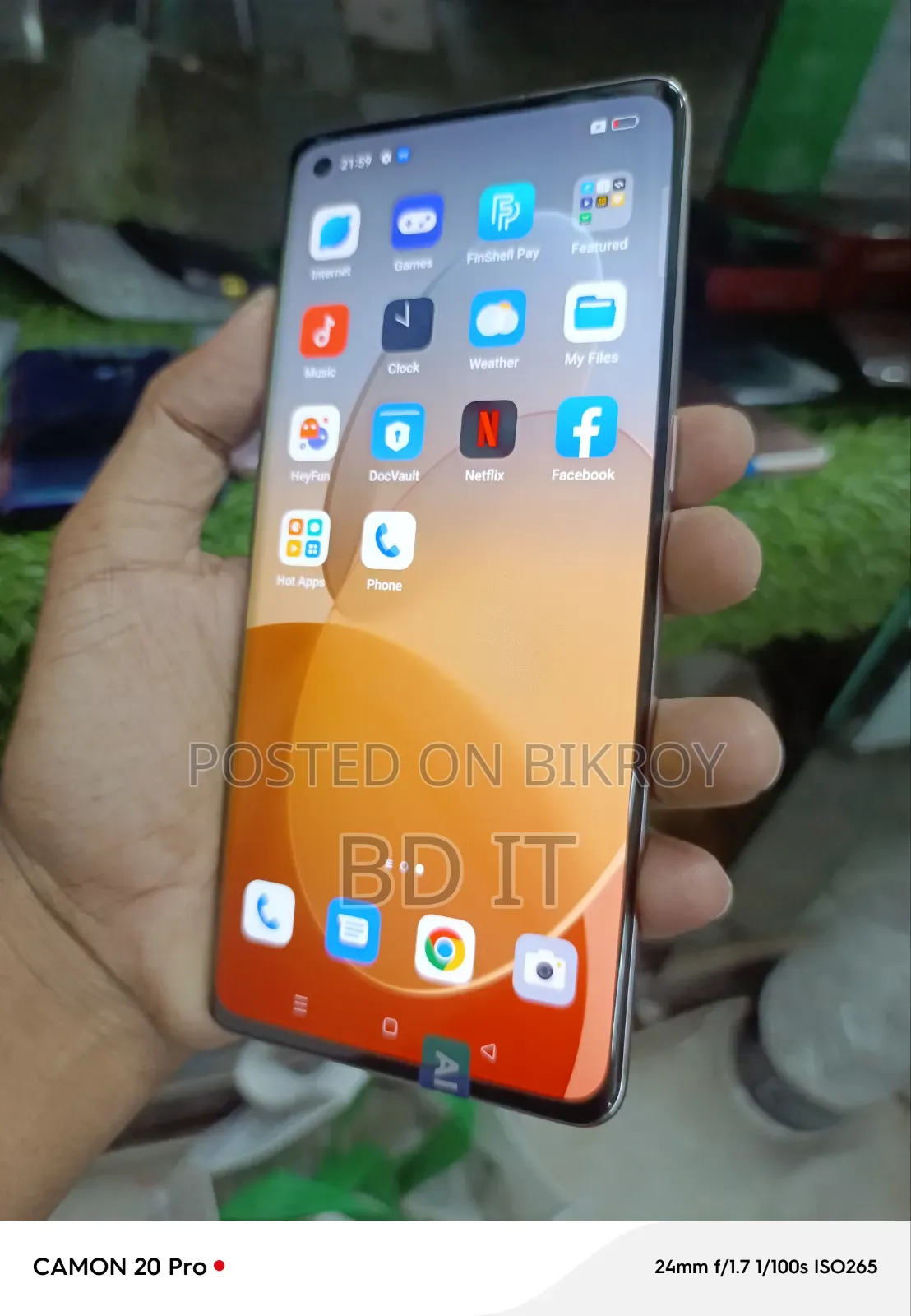 ওপ্পো রেনো৫ প্রো ৫জি ২৫৬ জিবি