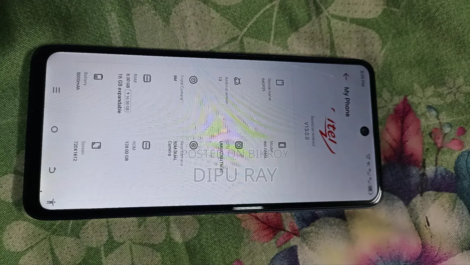 Itel P55 5G 128 GB Blue