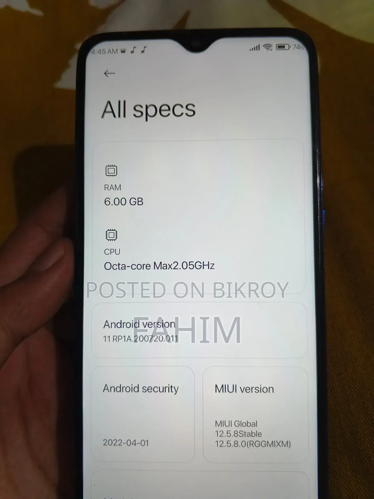 Xiaomi Redmi Note 8 Pro 64 GB Blue