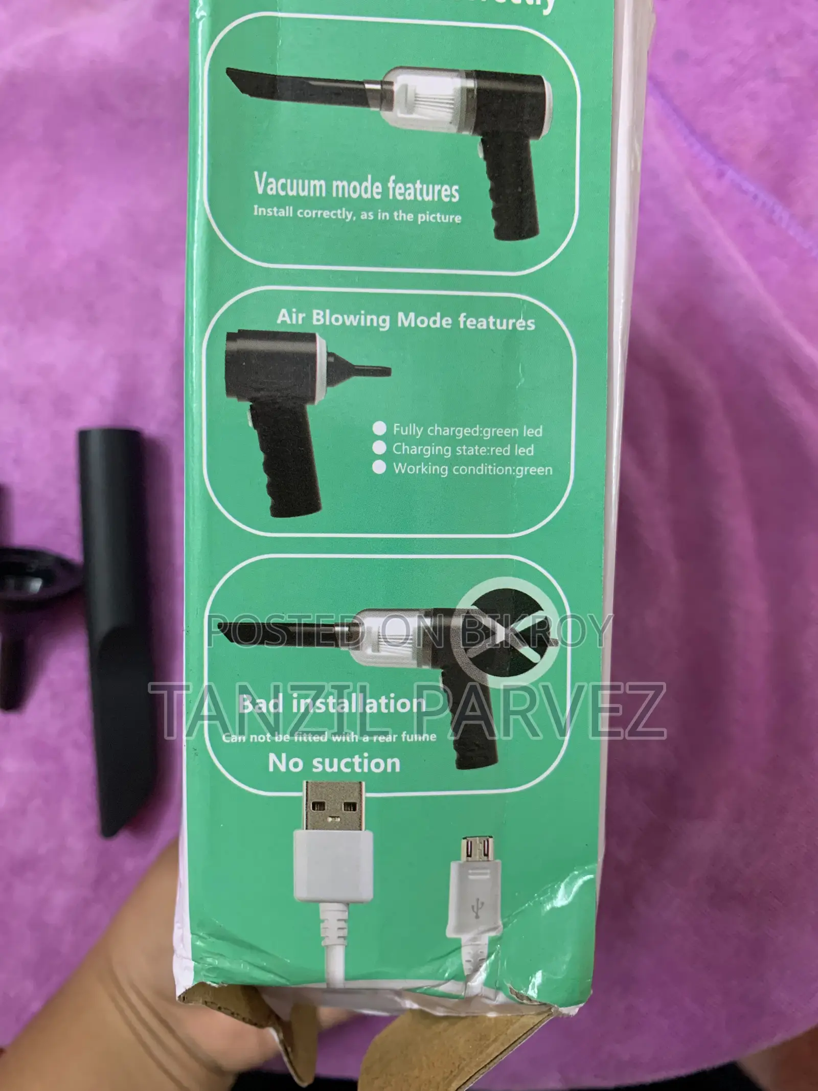 Mini Vacuum Cleaner Rechargeable