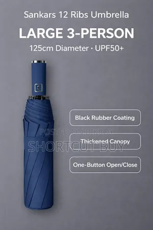 Sankar 12-ribs Windproof Umbrella –