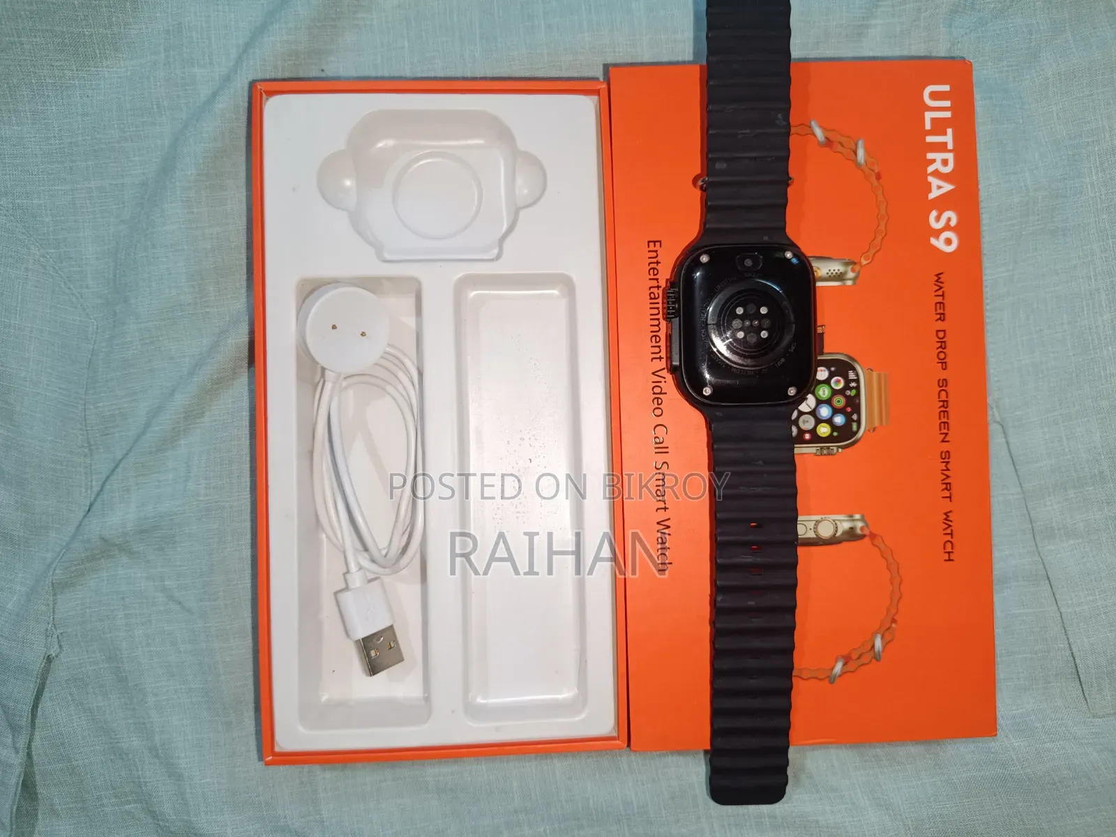 S9 Ultra অ্যান্ড্রয়েড স্মার্টওয়াচ ৩২/২৫৬ ২ মাস বয়স