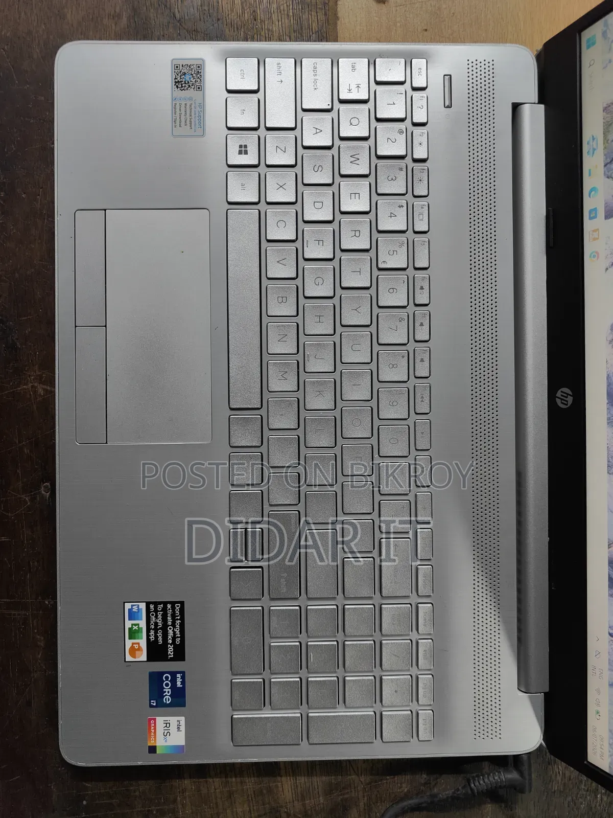 Laptop HP 15-Dw0037wm 8GB Intel Core I7 HDD+SSD 2T