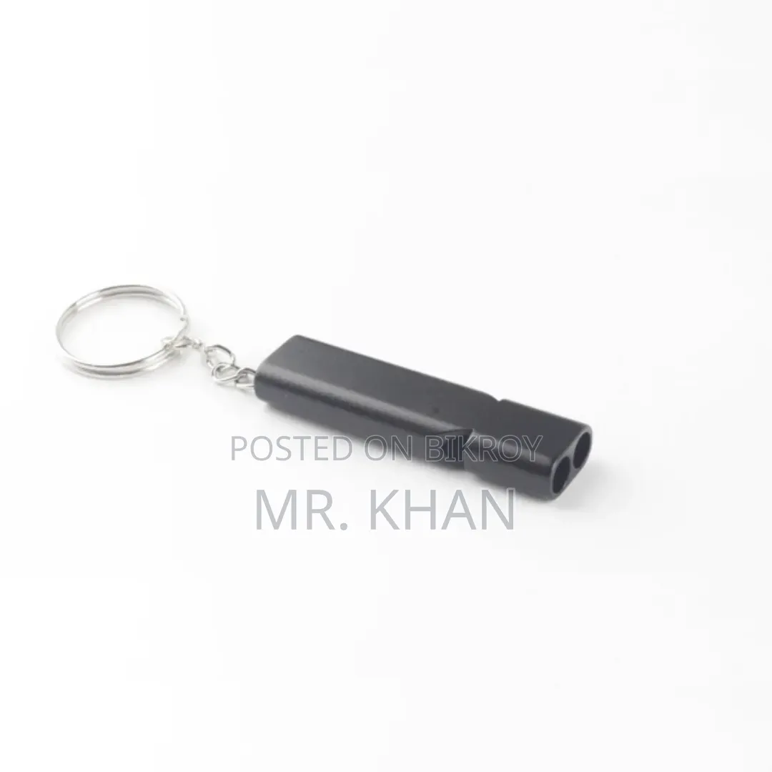 Aluminum Survival Whistle (Keychain Safety Tool)