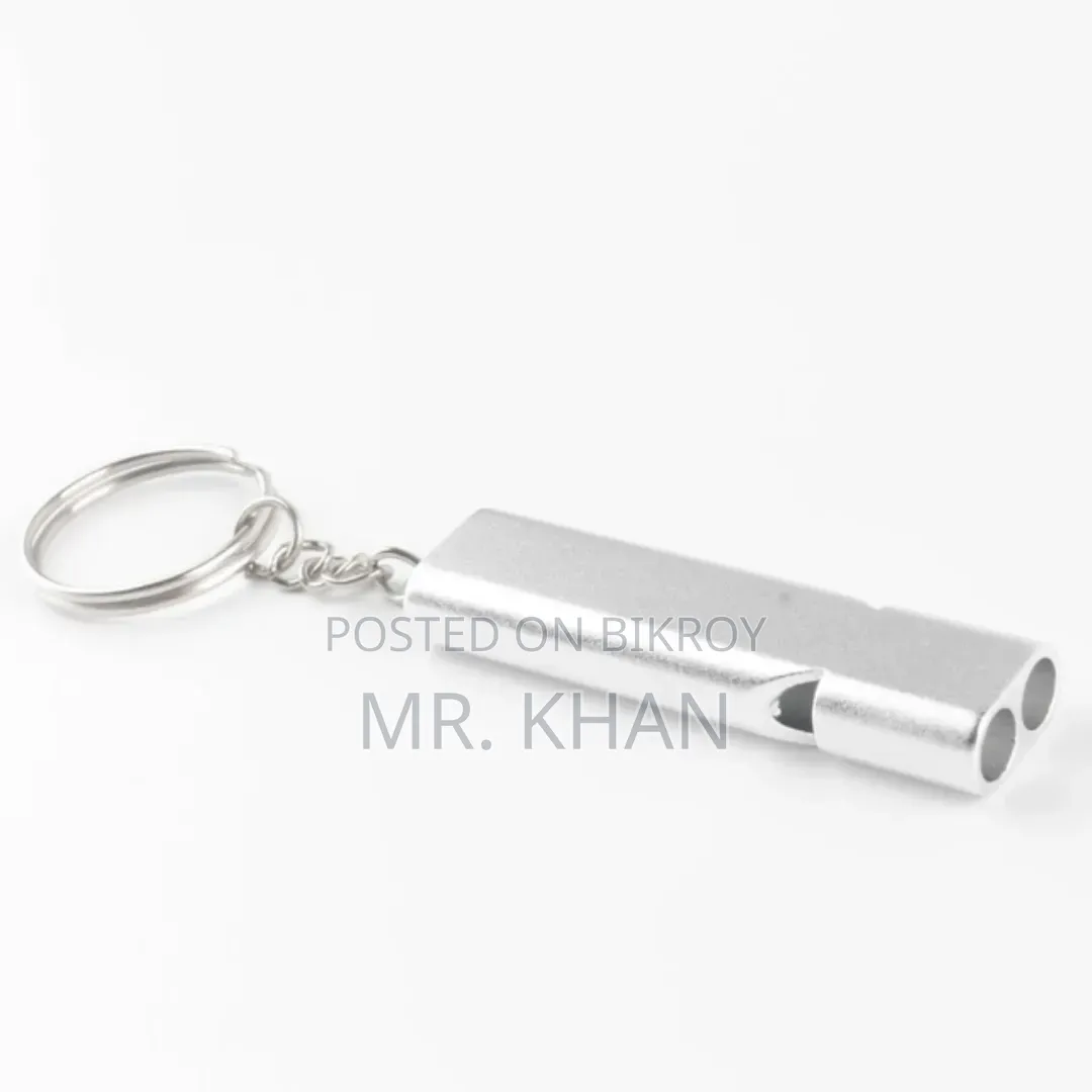 Aluminum Survival Whistle (Keychain Safety Tool)