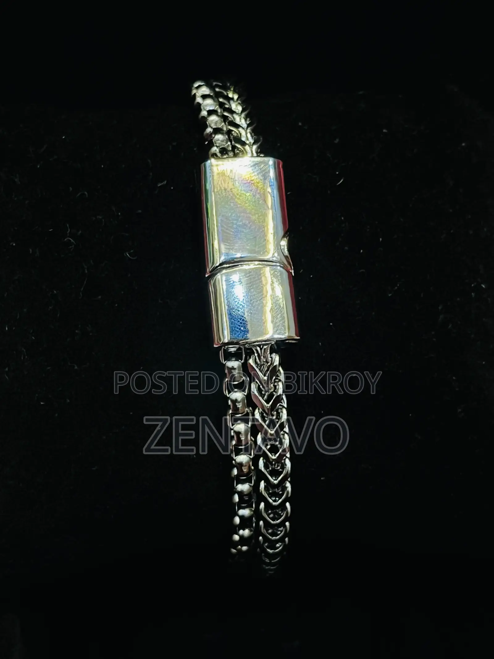 Premium Double Chain Stainless Steel Bracelet for Men