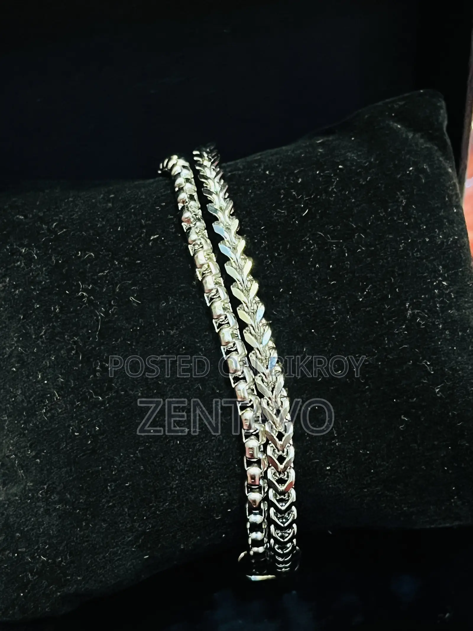 Premium Double Chain Stainless Steel Bracelet for Men