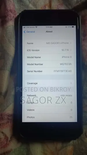 Apple iPhone 8 64 GB Black