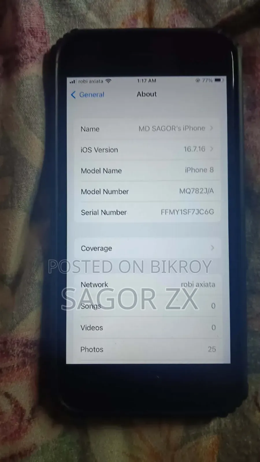 Apple iPhone 8 64 GB Black