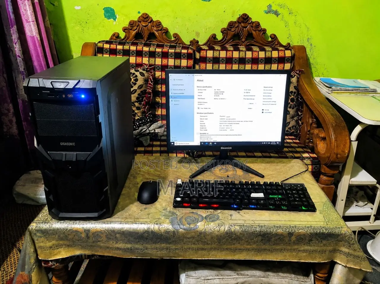 Desktop Computer Gigabyte 4GB Intel Core i3 HDD+SSD 1TB